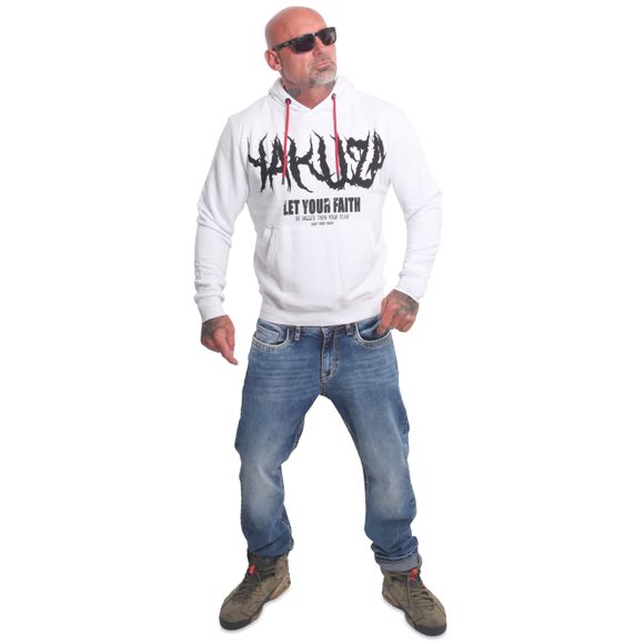 Yakuza pánská mikina FAITH HOB 23007 White