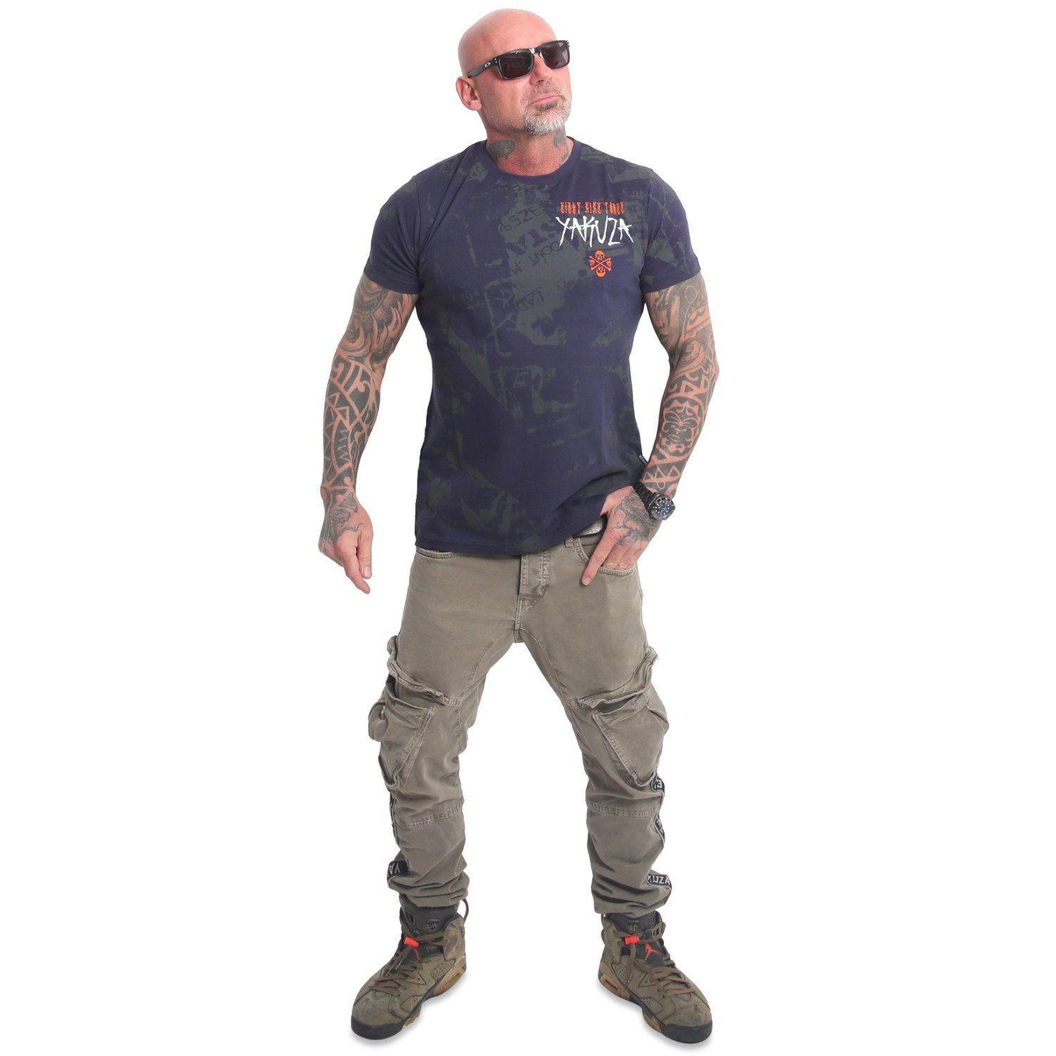 Pánské triko Yakuza CIRCUS TSB 23037 parisian night