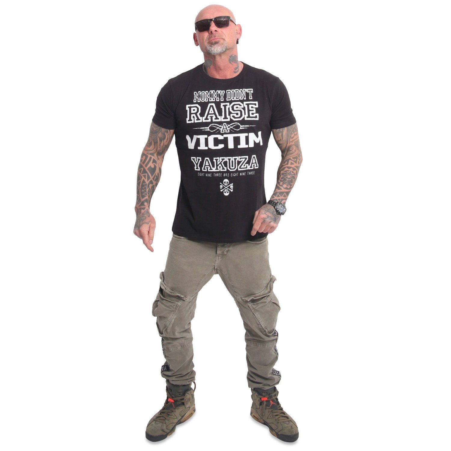 Pánské triko Yakuza No Victim TSB 23028 black