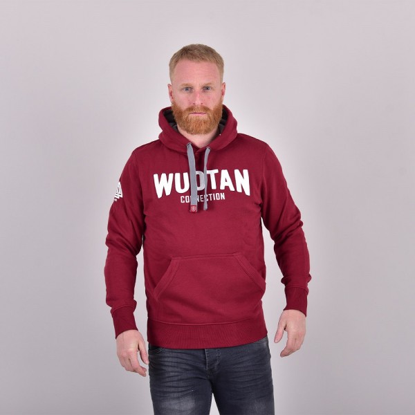Mikina Wuotan s kapucí KPZS 19128 bordeaux