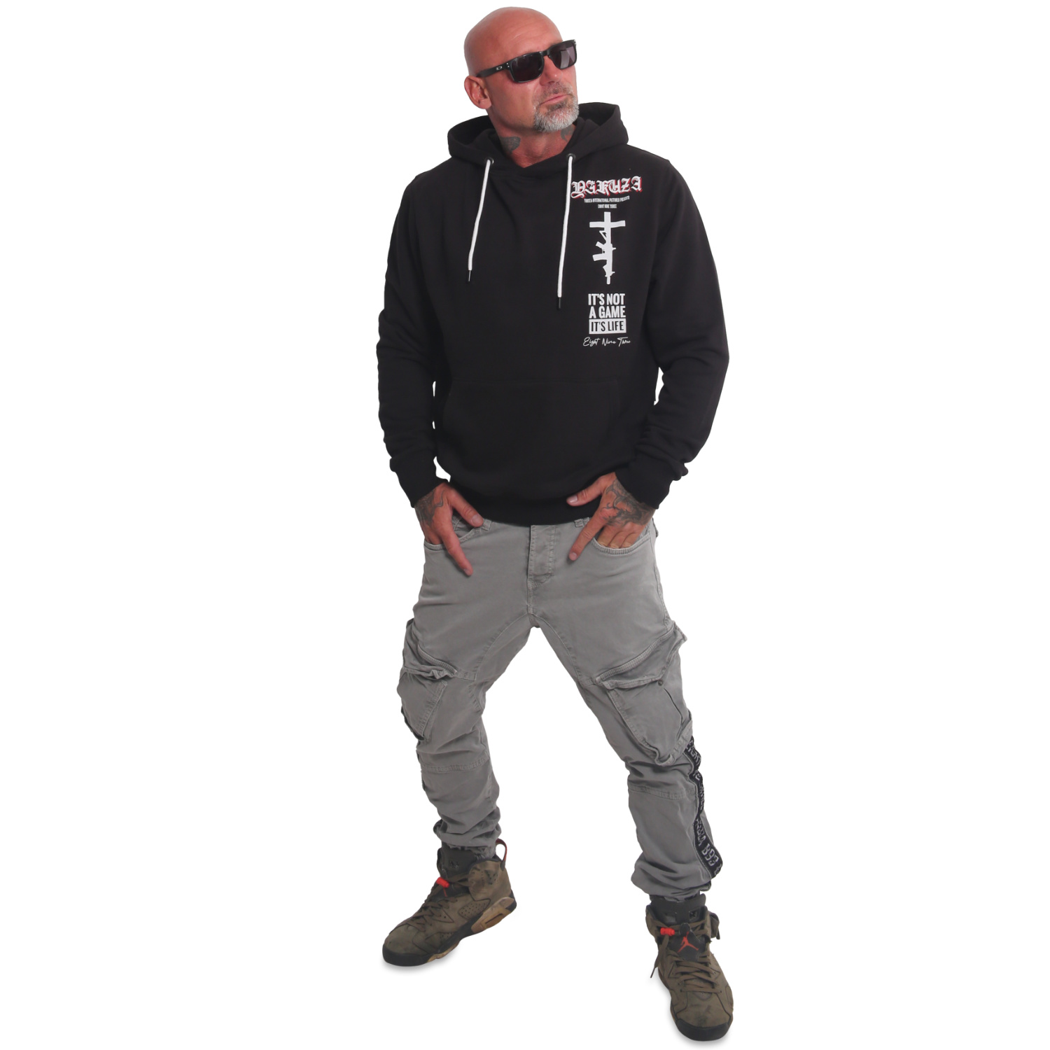 Pánská mikina Yakuza Bark HOB 25008 black