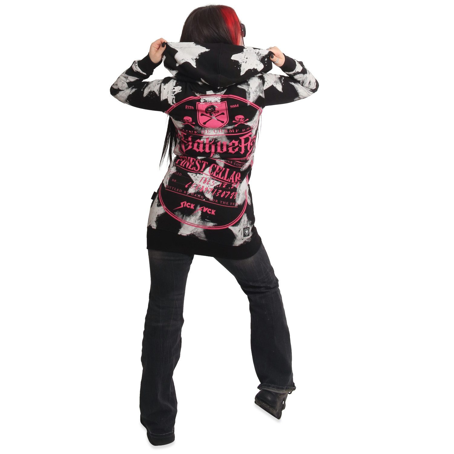 Dámská mikina Yakuza GLHZB 25103 black