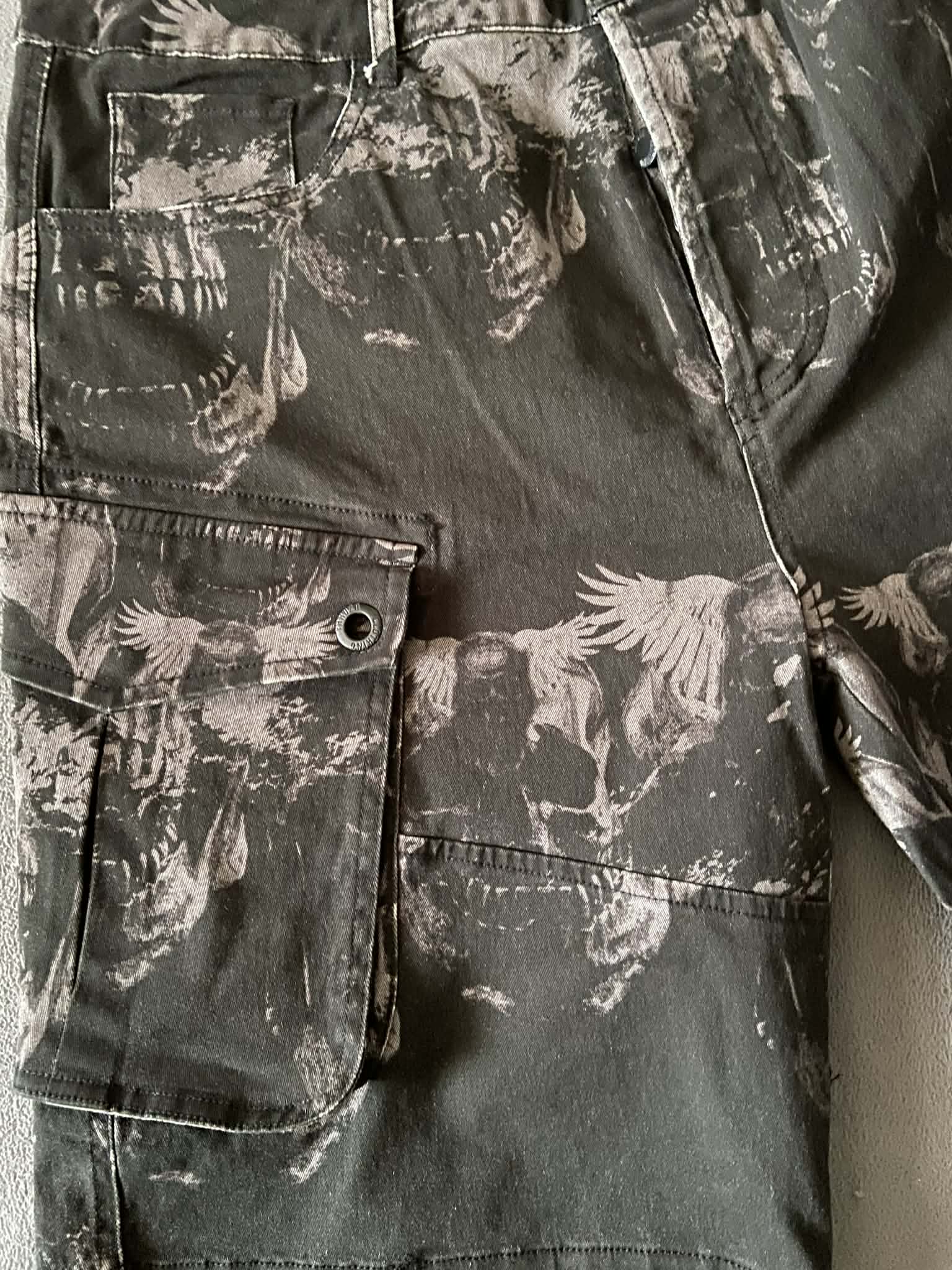 Yakuza Cargo šortky ROCKSTARZ CSB 25047 Black