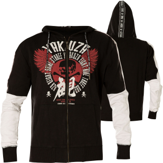 Pánská mikina Yakuza NIPPON SKULL HZB 14009 black