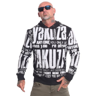 Pánská mikina Yakuza ANYONE ALLOVER HOB 23006 black