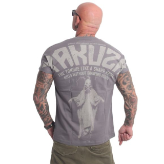 Pánské triko Yakuza SHARP KNIFE TSB 22006 Steel Gray