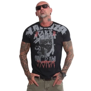 Pánské triko Yakuza Shot TSB 22019 Black