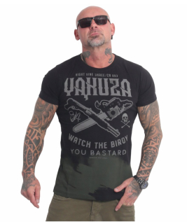 Pánské triko Yakuza Birdy TSB 22008 Black