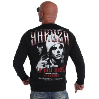 Pánská mikina Yakuza GUN PB 19013 black