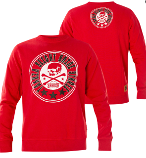 Pánská mikina Yakuza INNER CIRCLE JUMPER PB 17012 ribbon red
