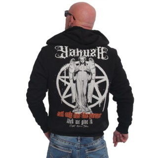 Pánská bundo/mikina Yakuza EVIL ONLY HZB 23016 black 