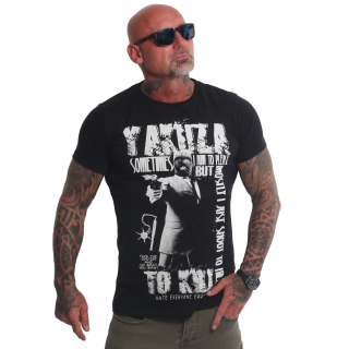 Pánské triko Yakuza Sometimes TSB 23039 black