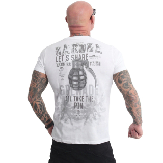 Pánské triko Yakluza grenade TSB 22016 white