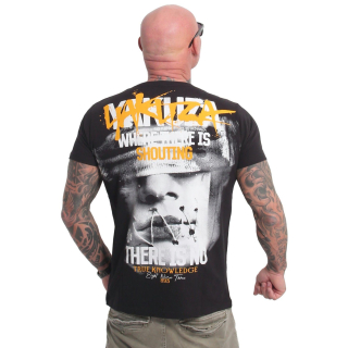 Pánské triko Yakuza Shouting TSB 23030 black