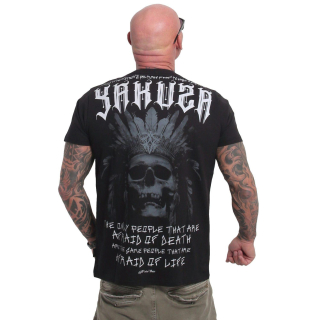 Pánské tričko Yakuza TSB 24033 Afraid of life black
