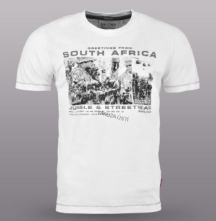 Thor Steinar Pánske Tričko AFRIKA - bílé TS 10426