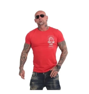 Pánské triko Yakuza Inevitable TSB 17028 ribbon red