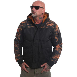 Yakuza pánská zimní bunda GRAVEYARD ULTIMATE WJB 22053 Black/Orange