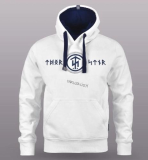 Mikina Thor Steinar s kapucí Mjodal weiss
