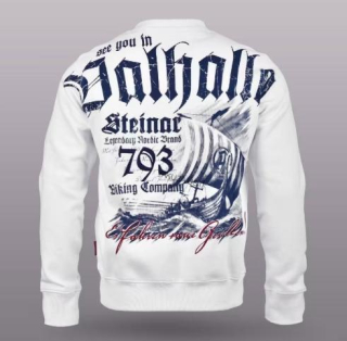 Mikina Thor Steinar Valhalla bílá