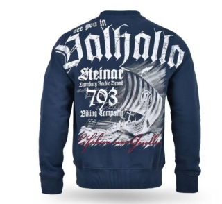 Mikina Thor Steinar Valhalla modrá