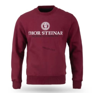 Mikina Thor Steinar Support bordeaux
