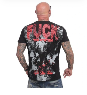 Pánské tričko Yakuza TSB 26007 Eagle black