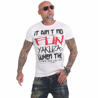 Pánské triko Yakuza NO FUN TSB 17032 white
