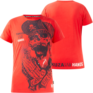 Pánské triko Yakuza CARNAL TSB 17036 ribbon red