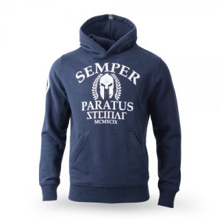 Mikina s kapucí Semper Paratus KPZS navy 19107