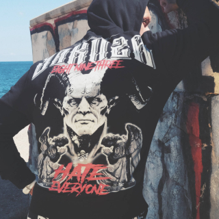 Pánská mikina Yakuza HATE HOODIE HOB 23011 black