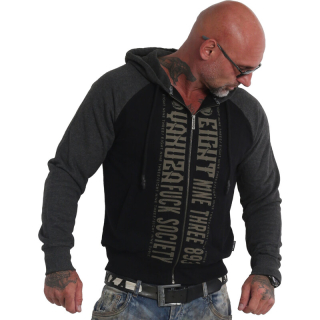 Pánská mikina Yakuza HZB-19011 schwarz