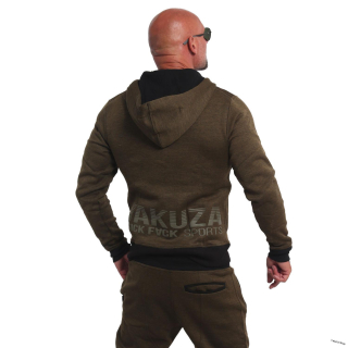 Pánská mikina Yakuza LIMITLESS S&F SPORT HZB 14501 black melange