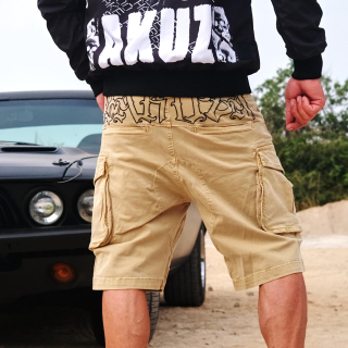 Pánské Yakuza Kraťasy Cargo ANCIENT CSB 22067 warm sand
