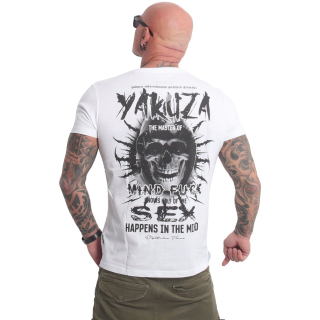 Pánské triko Yakuza MIND TSB 22005 white