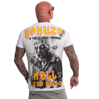 Pánské triko Yakuza HELL TSB 25026 white