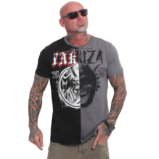 Pánské triko Yakuza Pope Splice TSB 24064 black/grey