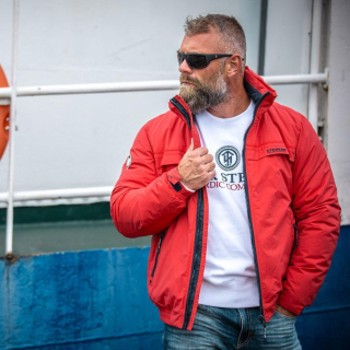 Bunda Thor Steinar Froylar červená