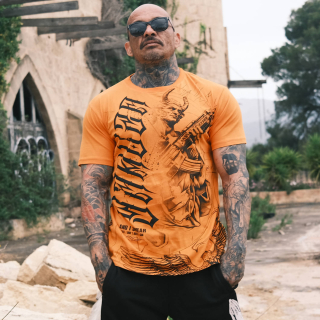 Yakuza pánské tričko SWEAR REGULAR TSB 26001 Orange