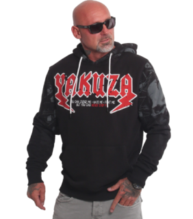 Yakuza pánská mikina JUDGE ME HOB 25002 Black